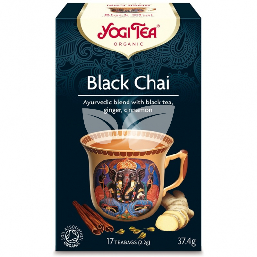 Yogi bio tea fekete chai 17x1,8g 31 g • Egészségbolt