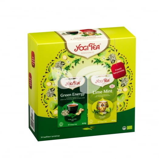 Yogi bio tea frissítő kényeztetés szett 60 g • Egészségbolt