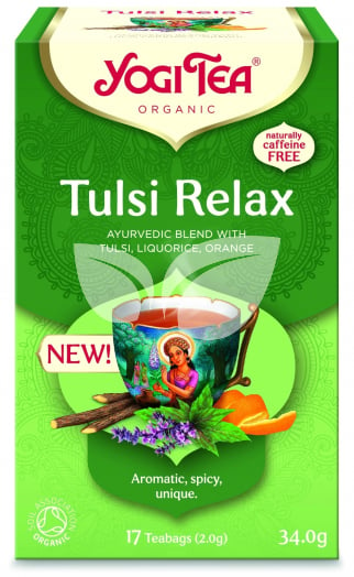 Yogi bio tea pihentető tulsi 17x2g 34 g • Egészségbolt