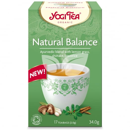 Yogi bio tea természetes egyensúly 17 db 34 g • Egészségbolt