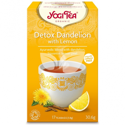 Yogi bio tea tisztító citrommal 17x1,8g 30,6 g • Egészségbolt