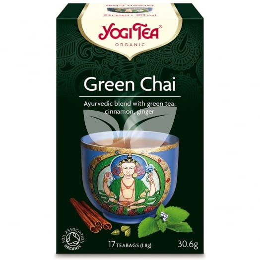 Yogi bio tea zöld chai 17x1,8g 31 g • Egészségbolt