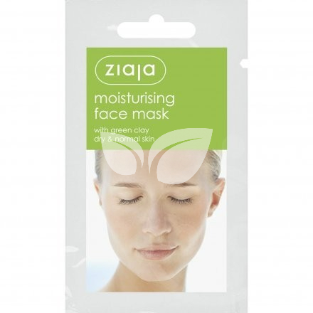 Ziaja hidratáló maszk normál-száraz bőrre zöld agyaggal 7 ml • Egészségbolt
