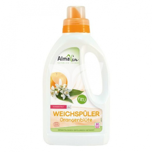 Almawin folyékony bio textilöblítőszer narancsvirág 750 ml • Egészségbolt