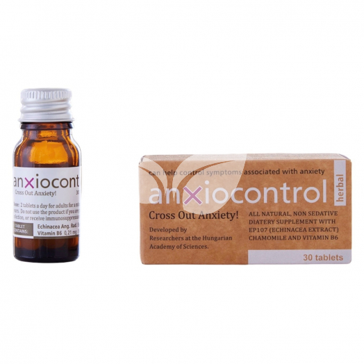Anxiocontrol herbal tabletta 30 db