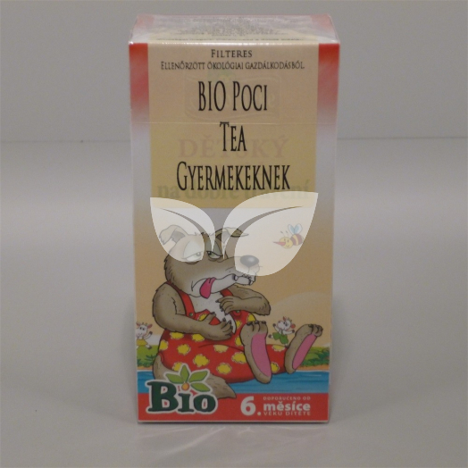 Apotheke bio gyermek tea emésztést segítő poci 20x1,5 30 g • Egészségbolt