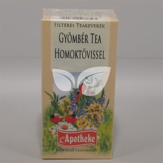 Apotheke gyömbér-homoktövis tea 20x1,5g 30 g • Egészségbolt