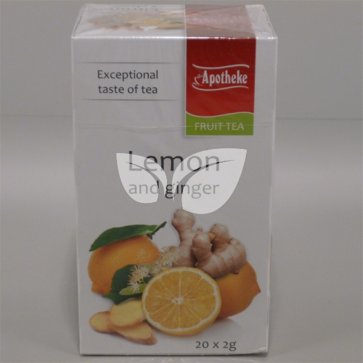 Apotheke gyömbéres citrom tea 20x2g 40 g • Egészségbolt