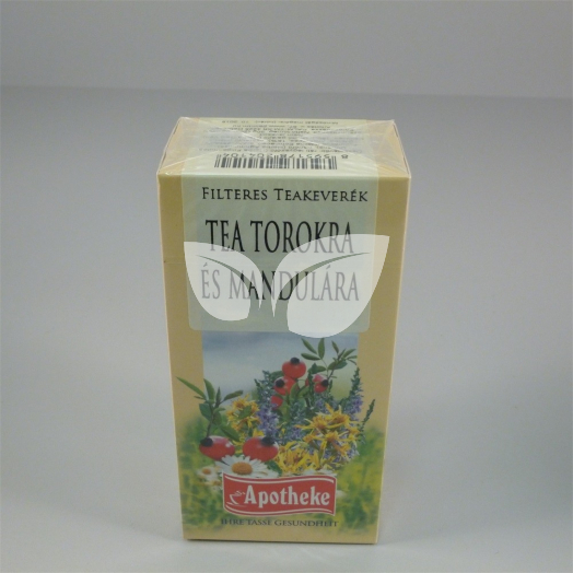 Apotheke tea torokra és mandulára 20x1,5g 30 g • Egészségbolt