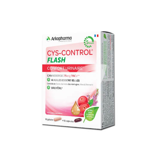 Arkopharma cys-control flash felfázásra kapszula 20 db • Egészségbolt