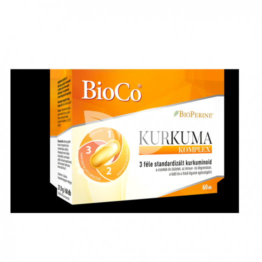 Bioco kurkuma komplex kapszula 60 db • Egészségbolt