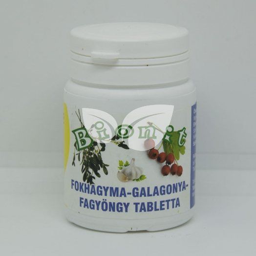 Bionit fokhagyma-galagonya fagyöngy tabletta 150 db • Egészségbolt