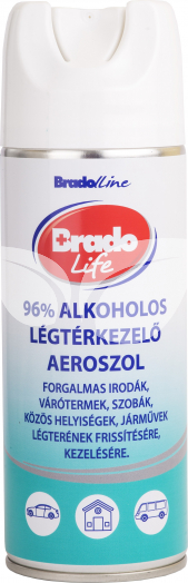 Bradolife 96% alkoholos légtérkezelő aeroszol 200 ml • Egészségbolt