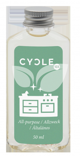Cycle általános felülettisztító 10x koncentrátum 50 ml • Egészségbolt
