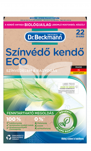 Dr.beckmann eco színvédő kendő 22 db • Egészségbolt