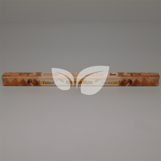 Füstölő tulasi hosszú egyptian musk 8 db • Egészségbolt