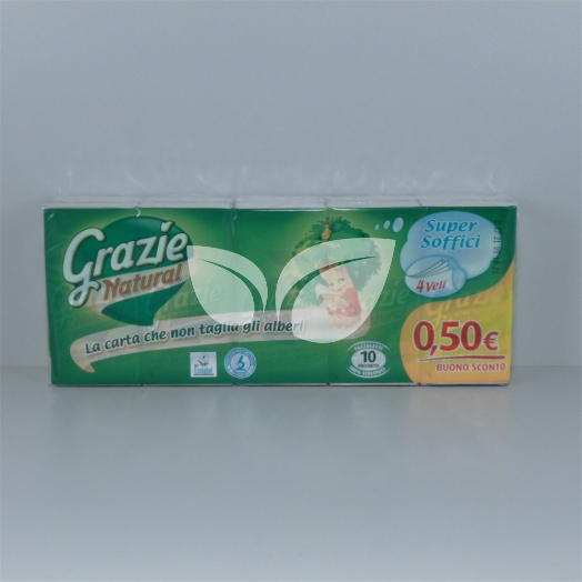 Grazie Natural lucart papírzsebkendő kis csomagos 90 db • Egészségbolt