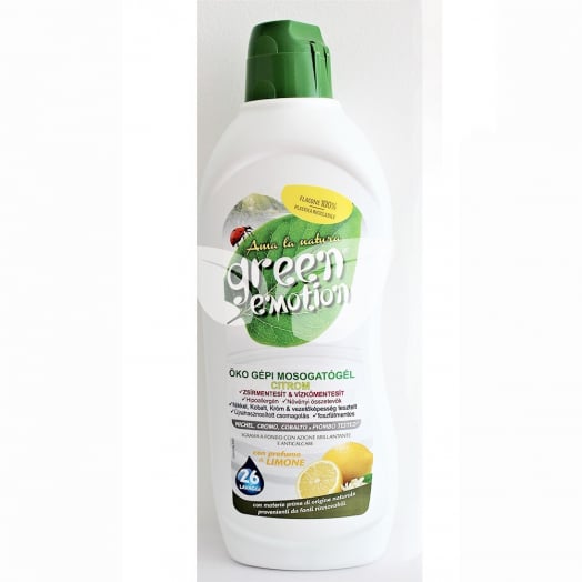 Green Emotion öko gépi mosogatógél citromos 650 ml • Egészségbolt