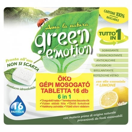Green Emotion öko mosogatógép tabletta 16 db