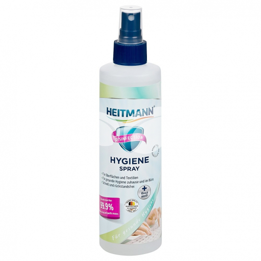Heitmann fertőtlenítő spray textilre és háztartási felületre 250 ml • Egészségbolt