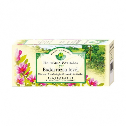 Herbária bodorrózsa levél filter tea 20x1g 20 g • Egészségbolt