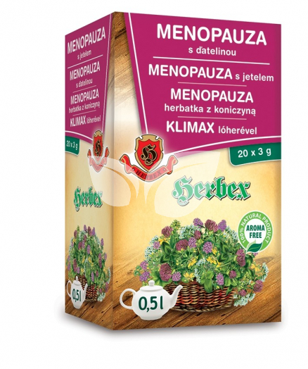 Herbex klimax tea lóherével 20x3g 60 g • Egészségbolt