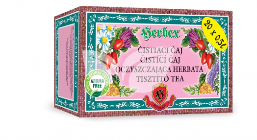 Herbex tisztító tea 20x3g 60 g • Egészségbolt