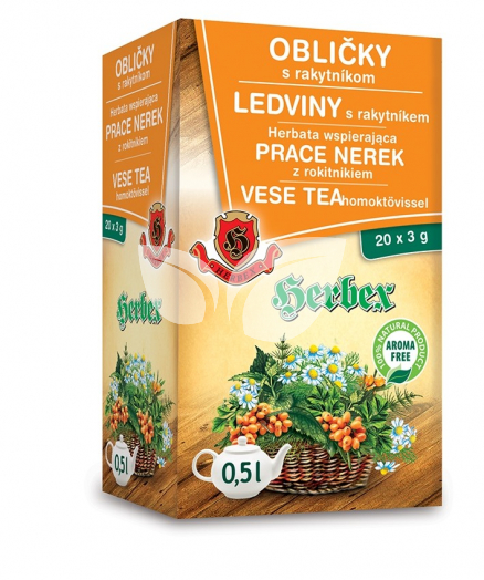 Herbex vese tea homoktövissel 20x3g 60 g • Egészségbolt