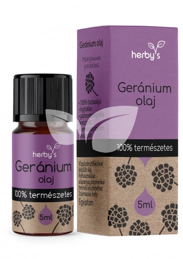 Herbys geránium egyiptom illóolaj 5 ml • Egészségbolt
