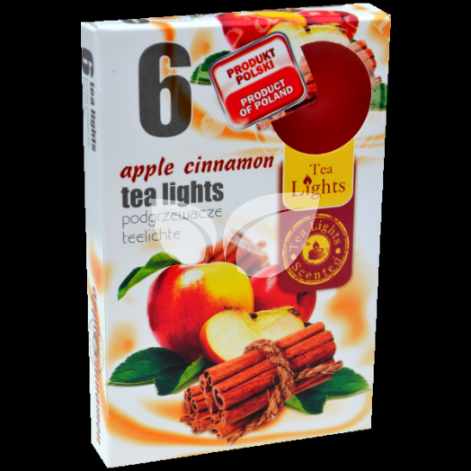 Illatos teamécses alma-fahéj 6 db-os 1 db • Egészségbolt