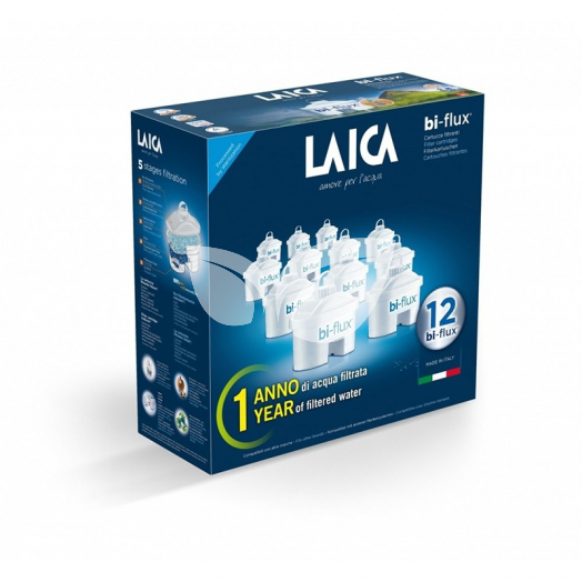 Laica bi-flux szűrőbetét 12 db • Egészségbolt