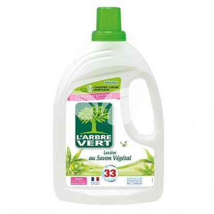 Larbre vert folyékony mosószer növényi szappannal 1500 ml • Egészségbolt