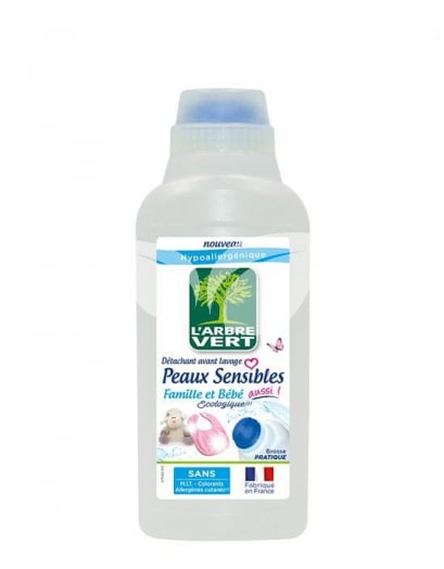 Larbre Vert mosás előtti folttisztító gél érzékeny bőrre családbarát 500 ml • Egészségbolt