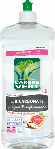 Larbre Vert mosogatószer grapefruit-szódabikarbóna 750 ml • Egészségbolt