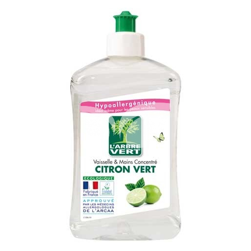 Larbre Vert mosogatószer zöldcitrom 500 ml • Egészségbolt