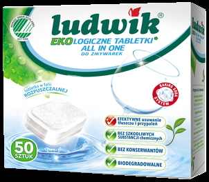 Ludwik eco all in one mosogatógép tabletta 50 db • Egészségbolt