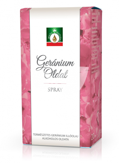 Medinatural geránium oldat spray 20 ml • Egészségbolt