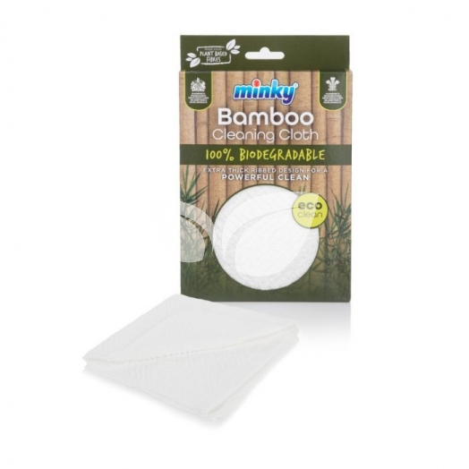 Minky eco bamboo törlőkendő 100% lebomló teljeskörű tisztítás 1 db • Egészségbolt