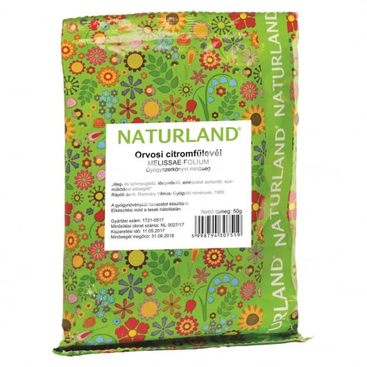 Naturland orvosi citromfű tea 50 g • Egészségbolt