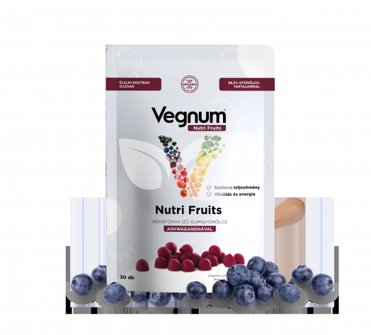 Vegnum nutrifruits ashwagandha áfonya 30 db • Egészségbolt