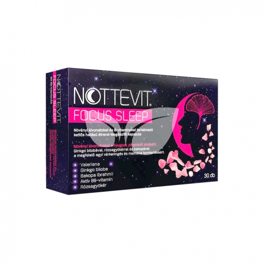 Nottevit focus sleep étrend-kiegészítő kapszula 30 db • Egészségbolt