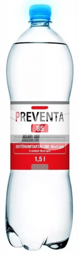 Preventa 85 ppm deutérium tartalmú Szénsavas víz 1500 ml • Egészségbolt