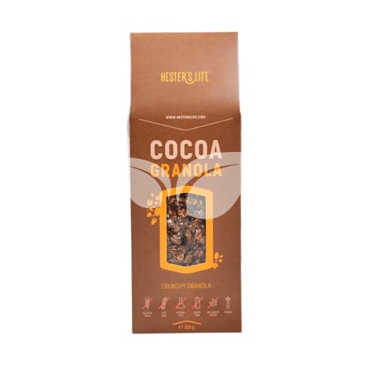 Hester's life cocoa granola 320 g • Egészségbolt