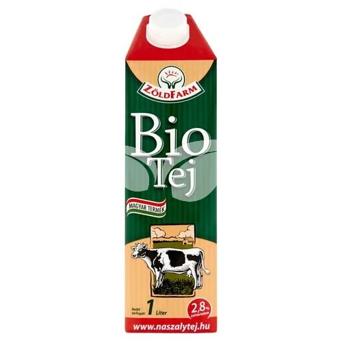 Zöldfarm bio tej 2.8 % uht /tartós/ 1000 ml • Egészségbolt