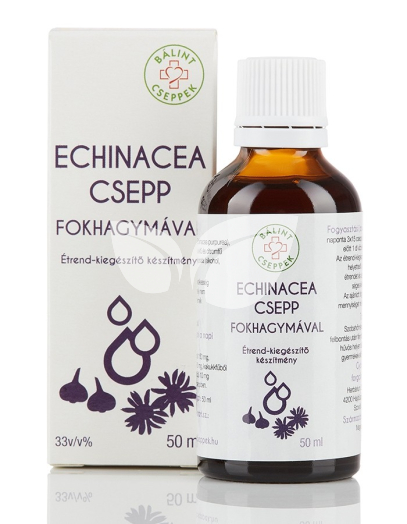 Bálint cseppek echinacea csepp fokhagymával 50 ml • Egészségbolt