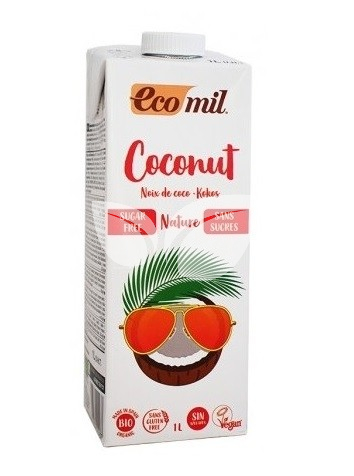 Ecomil bio Kókuszital édesítő nélkül 1000 ml • Egészségbolt