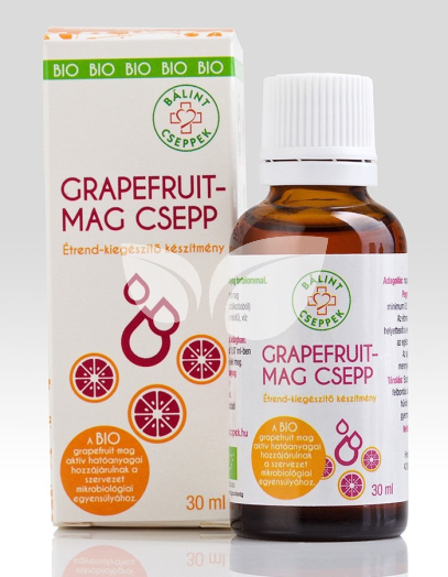 Bálint Bio grapefruitmag csepp 30 ml • Egészségbolt