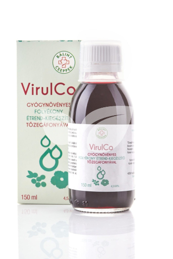 Bálint cseppek virulco gyógynövényes folyékony étrend-kiegészítő tőzegáfonyával 150 ml • Egészségbolt