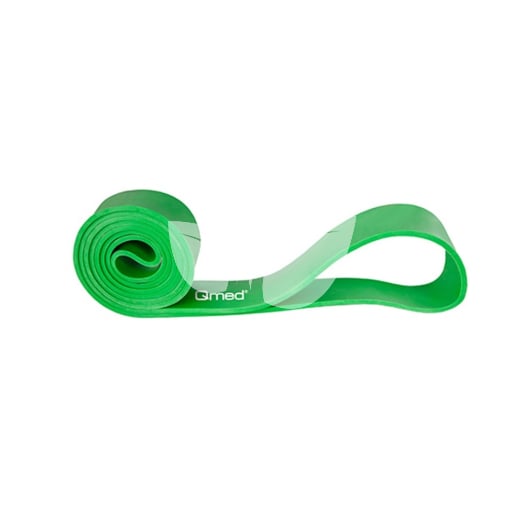QMED Erősítő gumiszalag hurok 30-57kg (zöld) • Egészségbolt