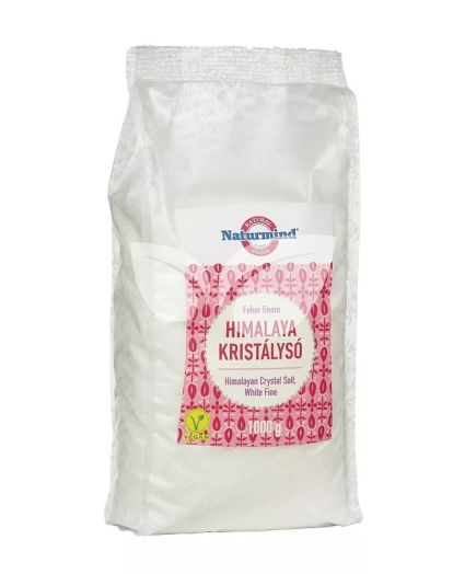 Naturmind Himalaya só finom, fehér 1000 g • Egészségbolt